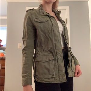 Lucky Brand army green utility jacket⚡️